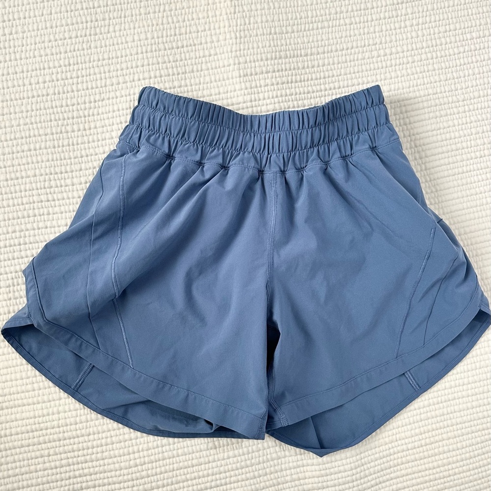 Lululemon Track That Short 5” size 4 Water Drop - Picture 2 of 5